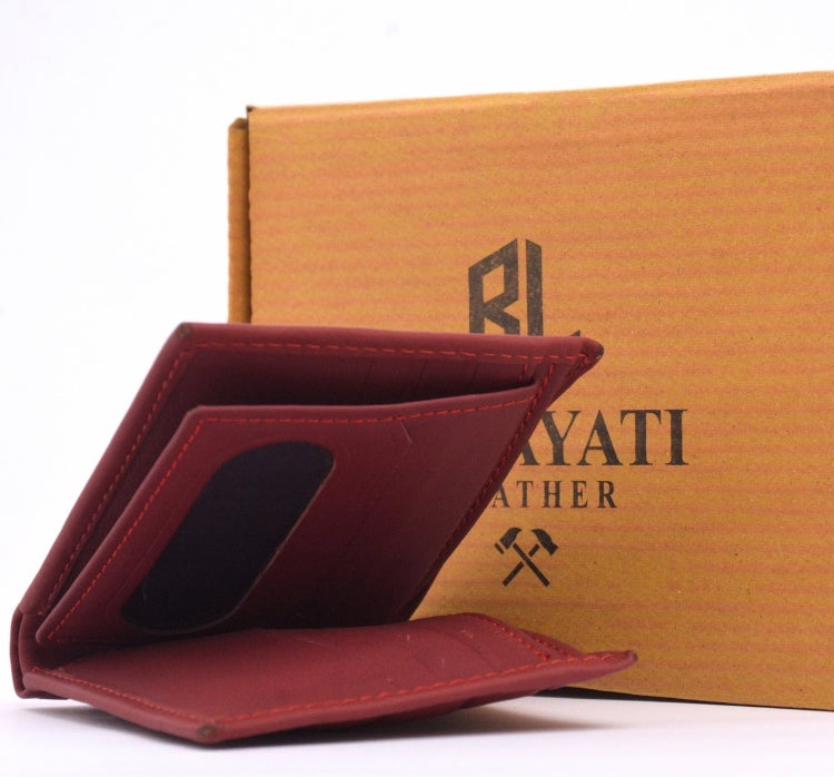 Croc-Texture Leather Wallet