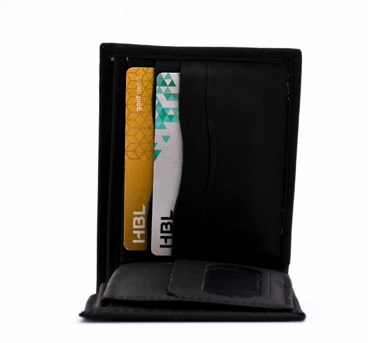 Croc-Texture Leather Wallet