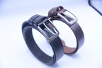 Luxury Snake-Pattern Full-Grain Leather Belt
