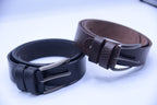 Luxury Snake-Pattern Full-Grain Leather Belt