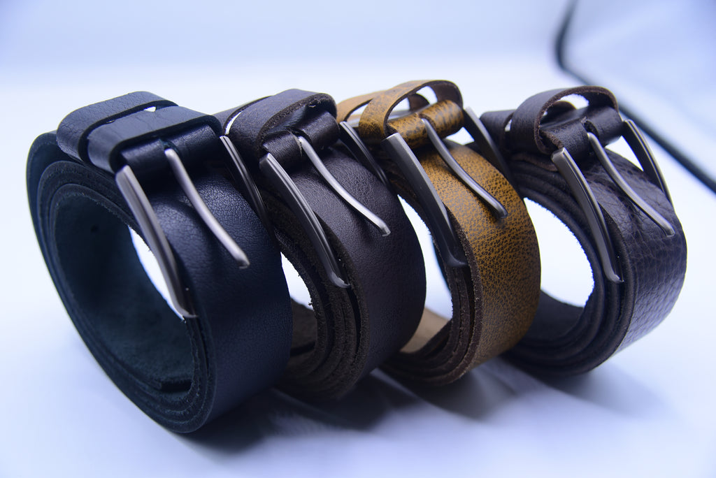 Heritage Textured Full-Grain Leather Belt