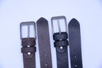Luxury Snake-Pattern Full-Grain Leather Belt