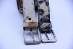 Premium Hair-On Hide Leather Belt