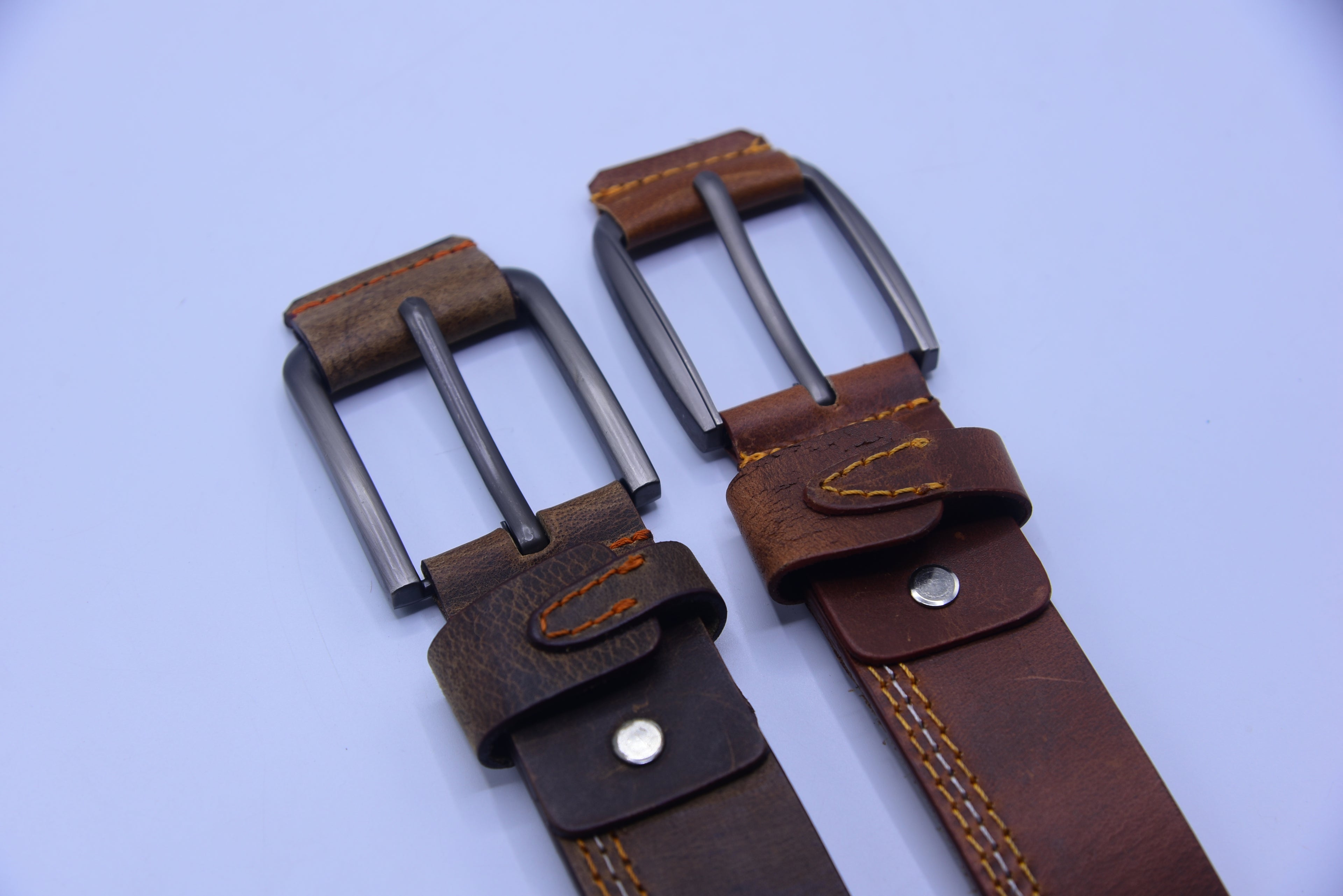 Vintage Full-Grain Leather Belt