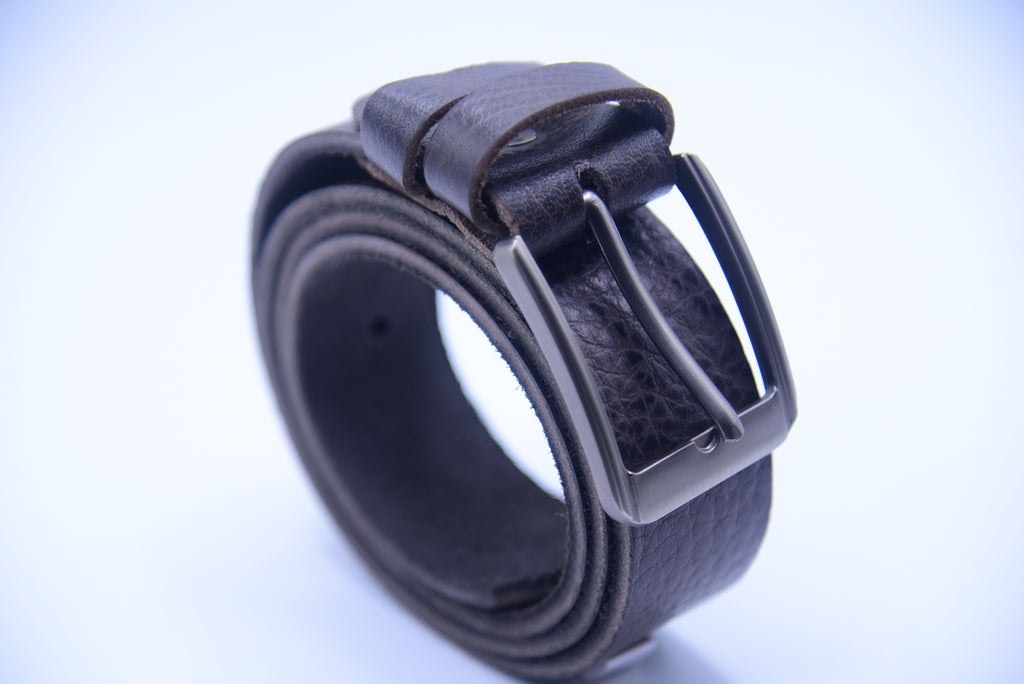 Heritage Textured Full-Grain Leather Belt