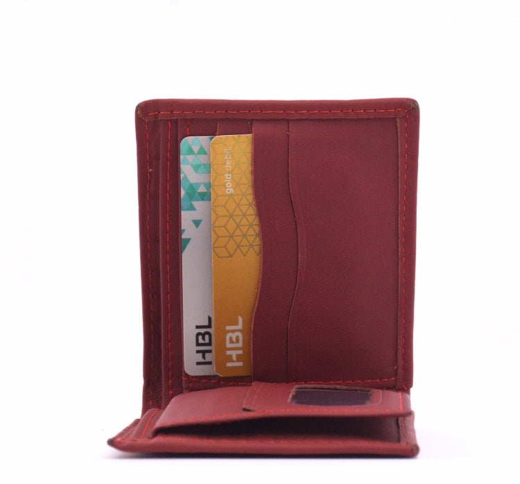 Croc-Texture Leather Wallet