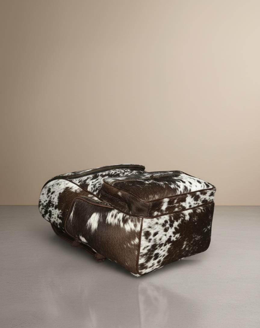 Premium Hair-On Leather Backpack